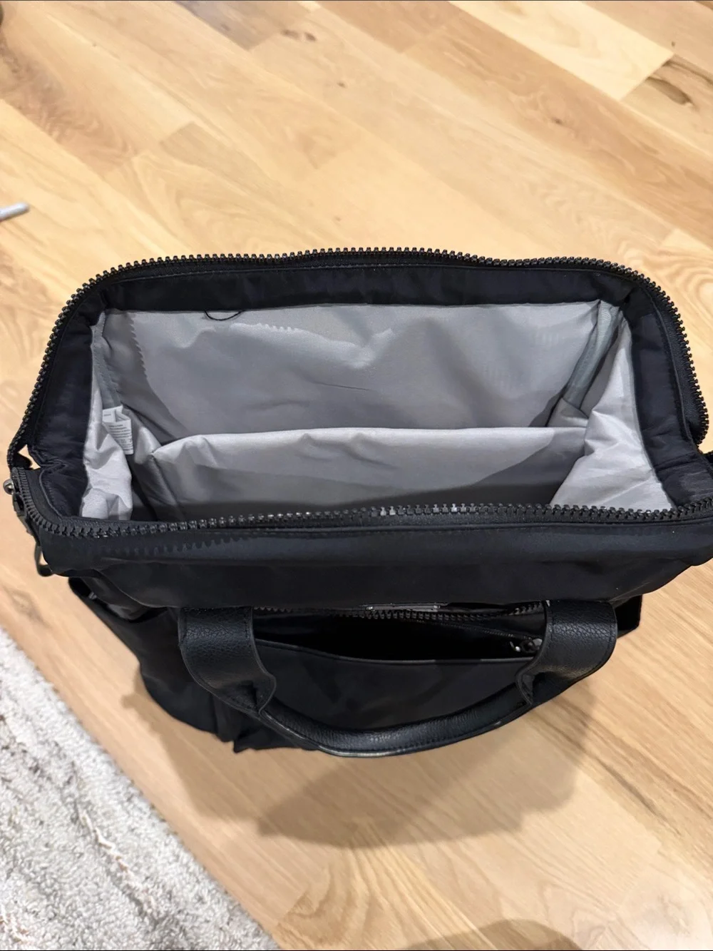 Black Laptop Travel Backpack Tote - Baggallini